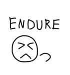 素朴な顔文字5です（個別スタンプ：6）