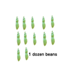 豆 beans（個別スタンプ：7）