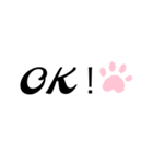 かんたんスタンプ②  日本語＆英語（個別スタンプ：10）