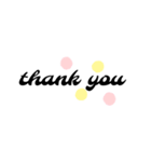かんたんスタンプ②  日本語＆英語（個別スタンプ：11）
