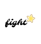 かんたんスタンプ②  日本語＆英語（個別スタンプ：15）
