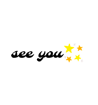 かんたんスタンプ②  日本語＆英語（個別スタンプ：16）