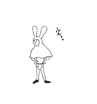 うさぎの兵士（個別スタンプ：14）