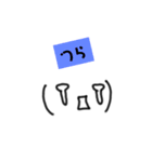 絵心ない人が書いた、関西弁顔文字w（個別スタンプ：7）