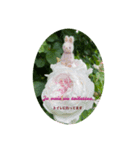小さなうさぎと薔薇（個別スタンプ：4）