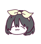 かちゅーしゃじょしのしゃしんかこう（個別スタンプ：3）