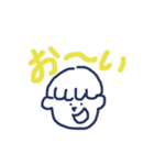 パーマな2人のキホンスタンプ（個別スタンプ：11）