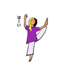Dance girl Hikaru（個別スタンプ：4）