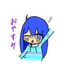 表情豊かな葵ちゃん（個別スタンプ：8）