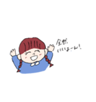 身内ネタを言う女の子（個別スタンプ：4）