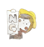がんばれ！ぼうしちゃん！（個別スタンプ：5）