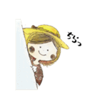 がんばれ！ぼうしちゃん！（個別スタンプ：10）