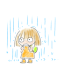 雨女-あるあるNo.1-（個別スタンプ：4）