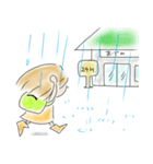 雨女-あるあるNo.1-（個別スタンプ：5）