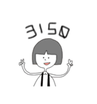 ゆるい女の子のスタンプだよ（個別スタンプ：4）