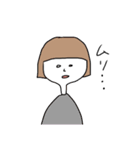 ゆるい女の子のスタンプだよ（個別スタンプ：16）