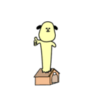 使いやすいながいぬすたんぷ（個別スタンプ：3）