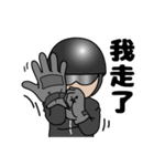 台湾語 バイクスタンプ No.1（個別スタンプ：3）