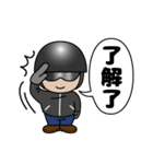 台湾語 バイクスタンプ No.1（個別スタンプ：12）