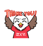 WEC Johnnie the eagle（個別スタンプ：1）