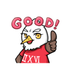 WEC Johnnie the eagle（個別スタンプ：2）