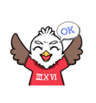 WEC Johnnie the eagle（個別スタンプ：3）