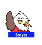 WEC Johnnie the eagle（個別スタンプ：6）