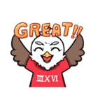 WEC Johnnie the eagle（個別スタンプ：7）