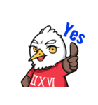 WEC Johnnie the eagle（個別スタンプ：8）