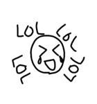 素朴な顔文字6です（個別スタンプ：1）