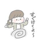 ほのぼの淡色女の子（個別スタンプ：22）