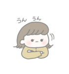 ほのぼの淡色女の子（個別スタンプ：31）