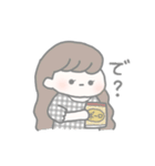 ほのぼの淡色女の子（個別スタンプ：34）