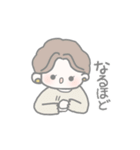 ほのぼの淡色女の子（個別スタンプ：36）