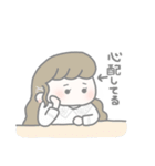 ほのぼの淡色女の子（個別スタンプ：38）