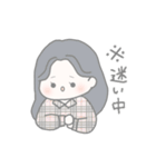 ほのぼの淡色女の子（個別スタンプ：39）