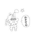 体の安定しない犬（個別スタンプ：3）