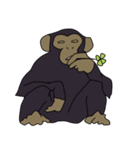 チンパンジーのスタンプ（個別スタンプ：15）