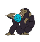 チンパンジーのスタンプ（個別スタンプ：26）