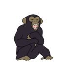 チンパンジーのスタンプ（個別スタンプ：39）