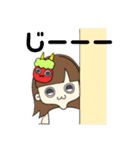 よく使える！鬼のお面をつけた女の子（個別スタンプ：5）