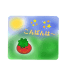 chibi tomatoあいさつ2（個別スタンプ：3）