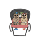 ウマのりくん。3（個別スタンプ：8）