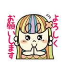 元気いっぱい！あまびえちゃん 2（個別スタンプ：3）