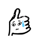 頼りない親指（個別スタンプ：15）