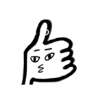 頼りない親指（個別スタンプ：24）