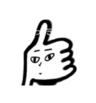 頼りない親指（個別スタンプ：28）