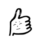 頼りない親指（個別スタンプ：38）