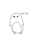 顔は変わらず言ってることは可愛いペンギン（個別スタンプ：8）