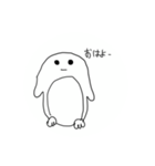 顔は変わらず言ってることは可愛いペンギン（個別スタンプ：10）